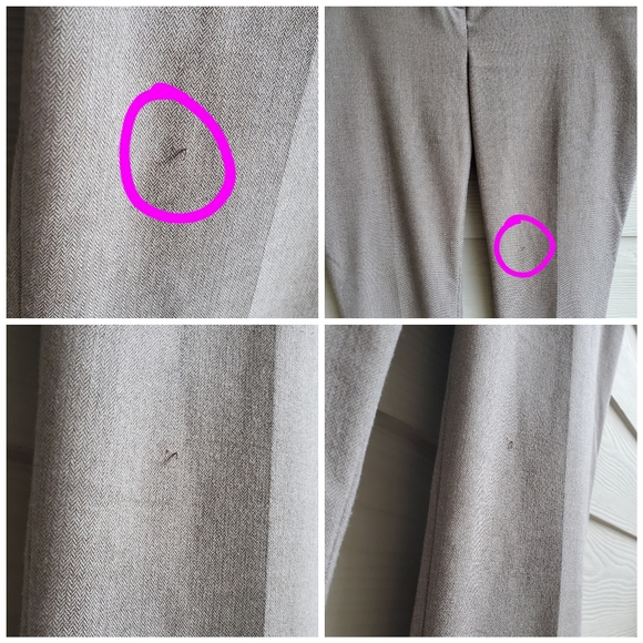 EXPRESS Khaki Beige Columnist Business Casual Professional Office Trousers Pants - Picture 14 of 15